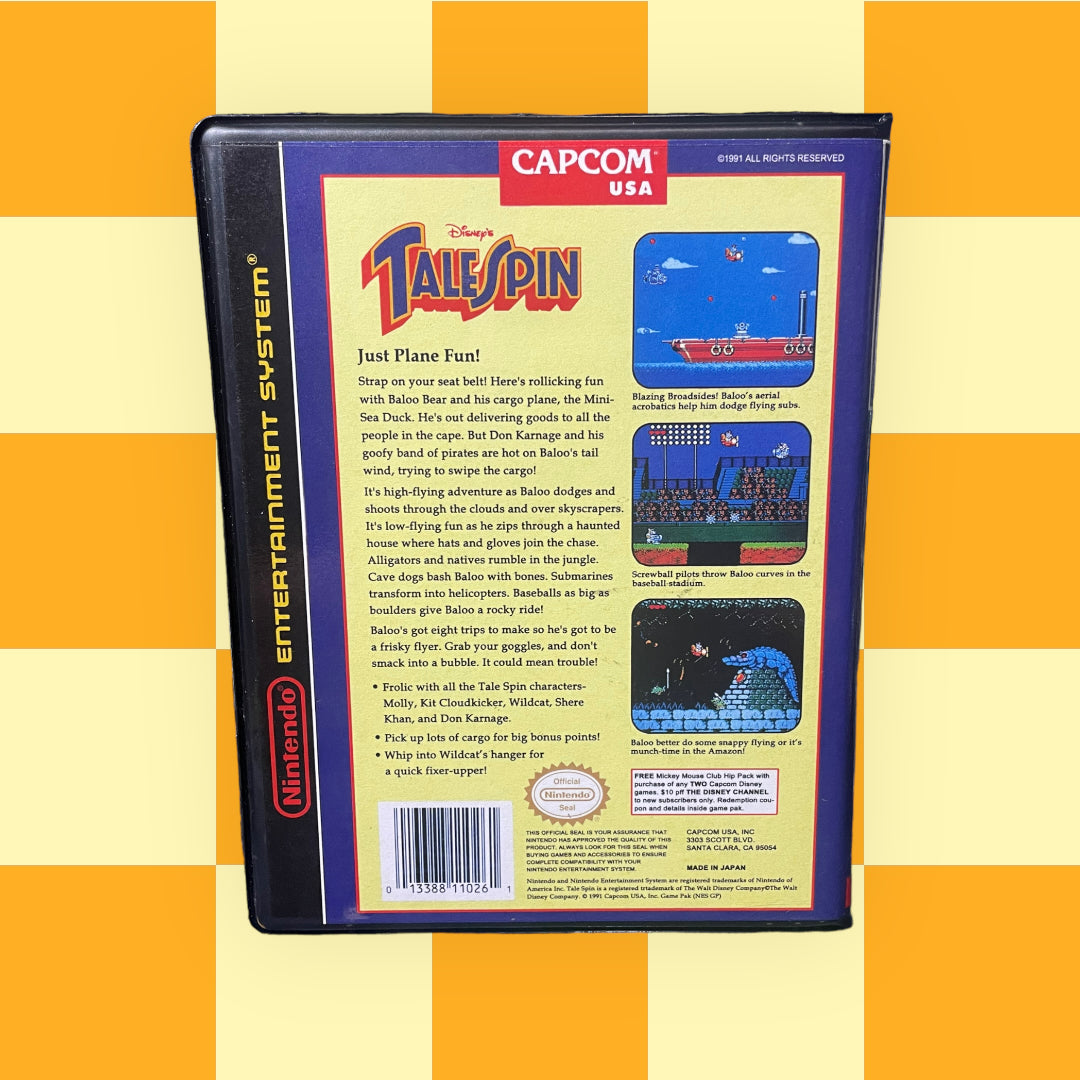 Custom NES Clamshell Case - TaleSpin