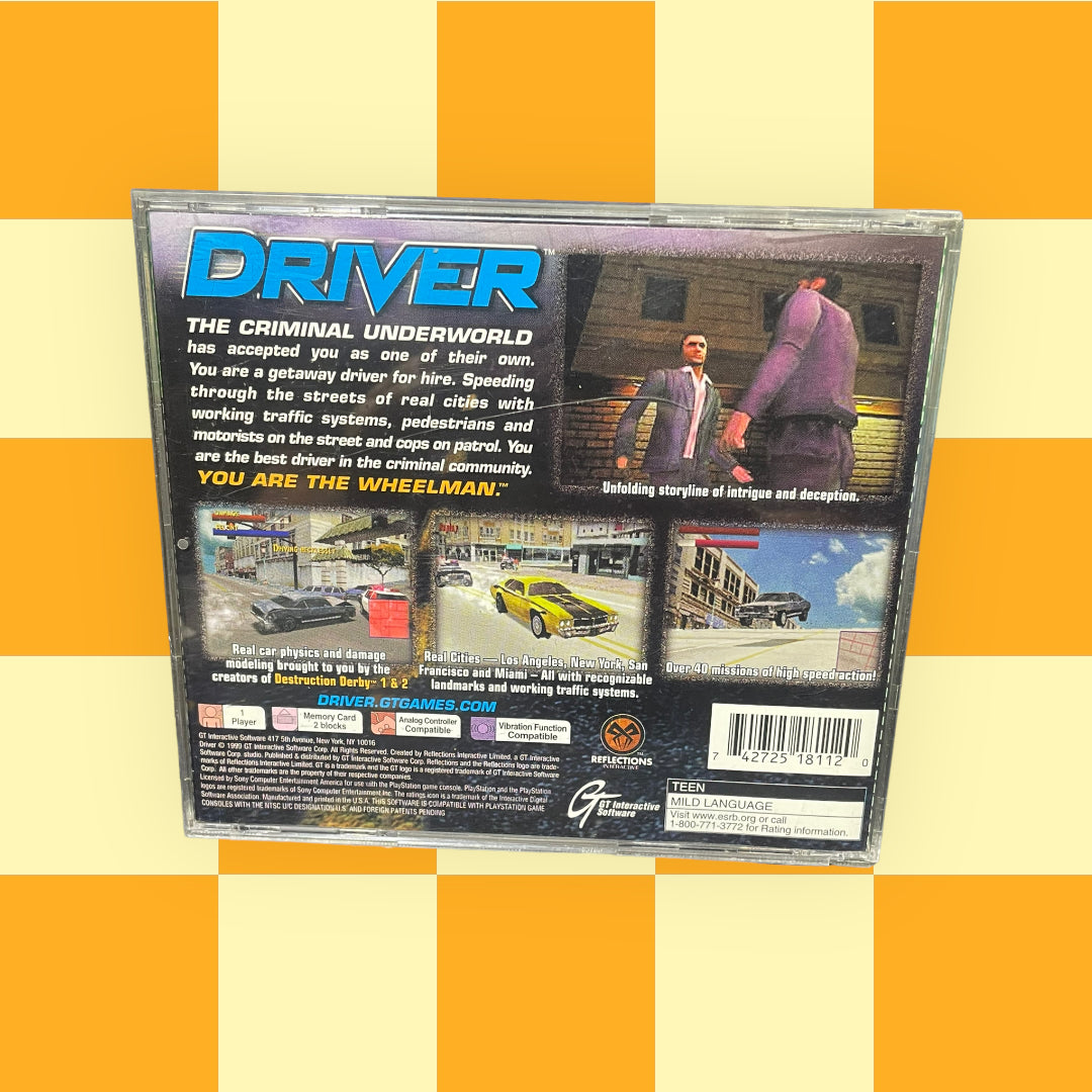 Driver *Greatest Hits* (Sony PlayStation, 1999)