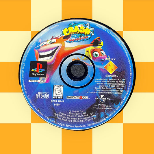 Crash Bandicoot: Warped (Sony PlayStation, 1998)