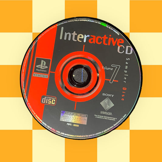 Interactive CD Sampler Disc Volume 7 (Sony PlayStation, 1998)