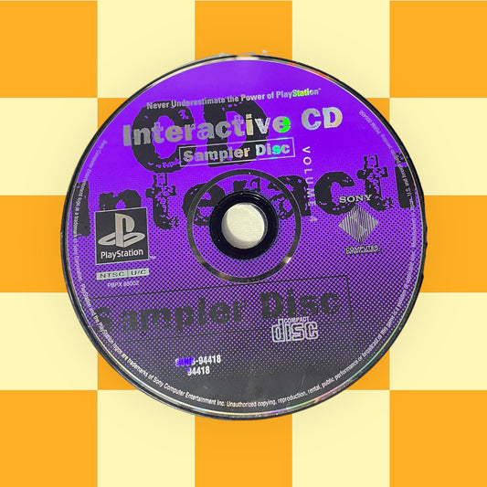 Interactive CD Sampler Disc Volume 4 (Sony PlayStation, 1997)