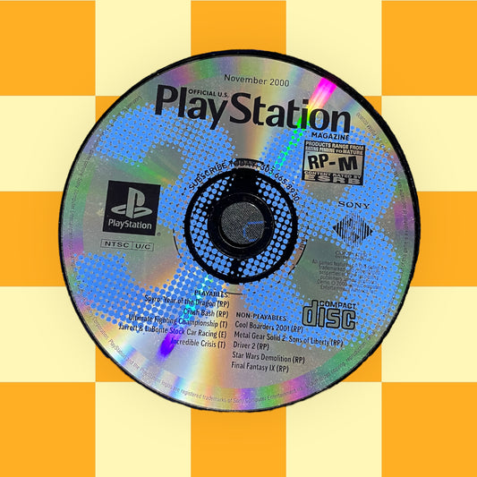 Official U.S. PlayStation Magazine Disc 38 November 2000 (Sony PlayStation, 2000)