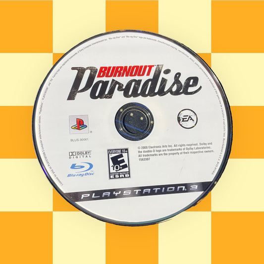 Burnout Paradise (Sony PlayStation 3, 2008)