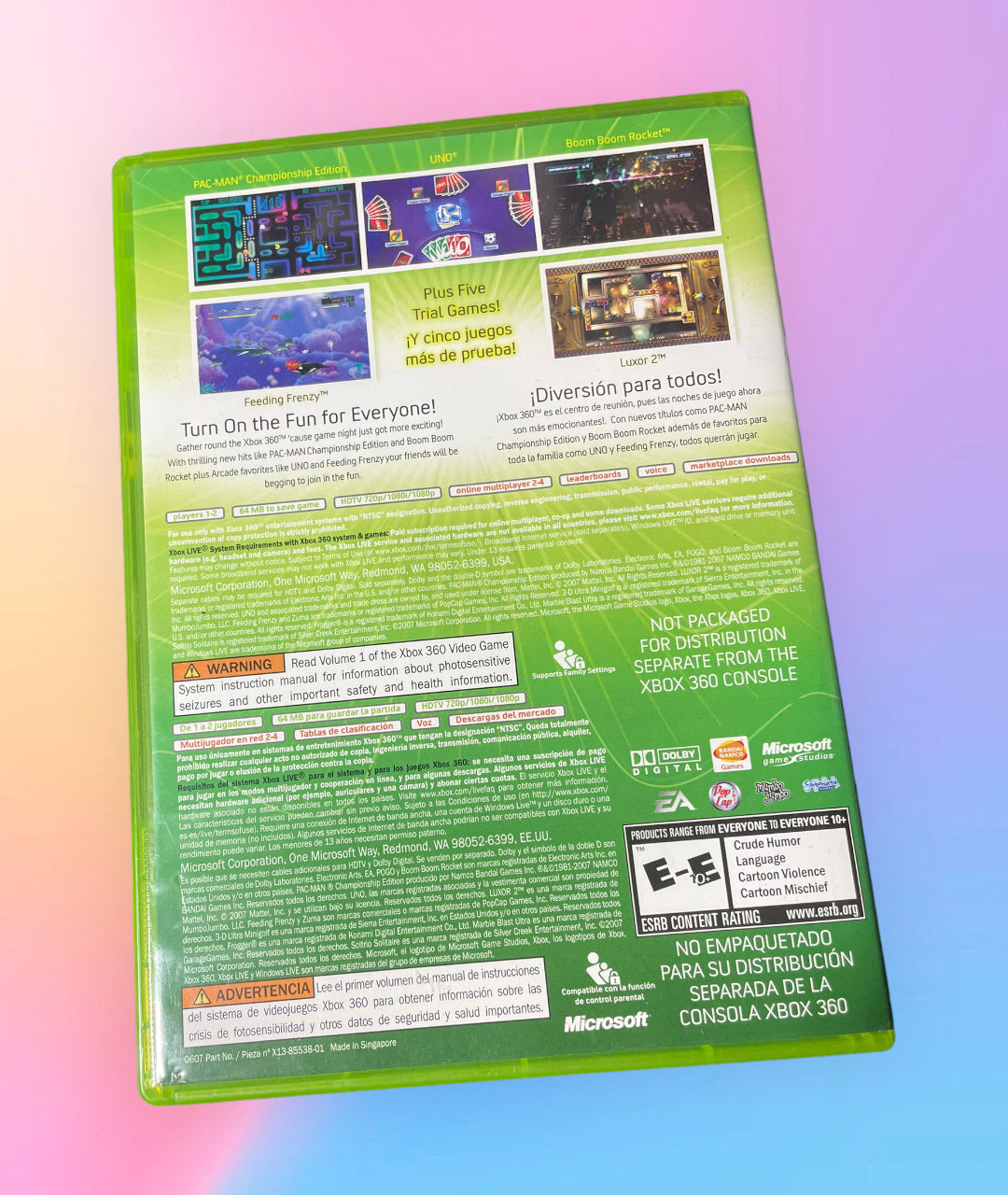 XBOX Live Arcade Compilation Disc (Microsoft Xbox 360, 2007)