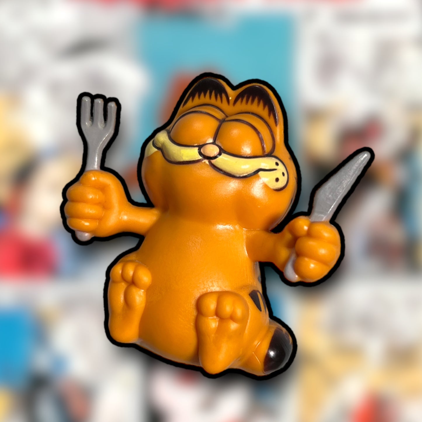 Vintage Garfield PVC Figurines (United Features Syndicate, 1981 - 1983)