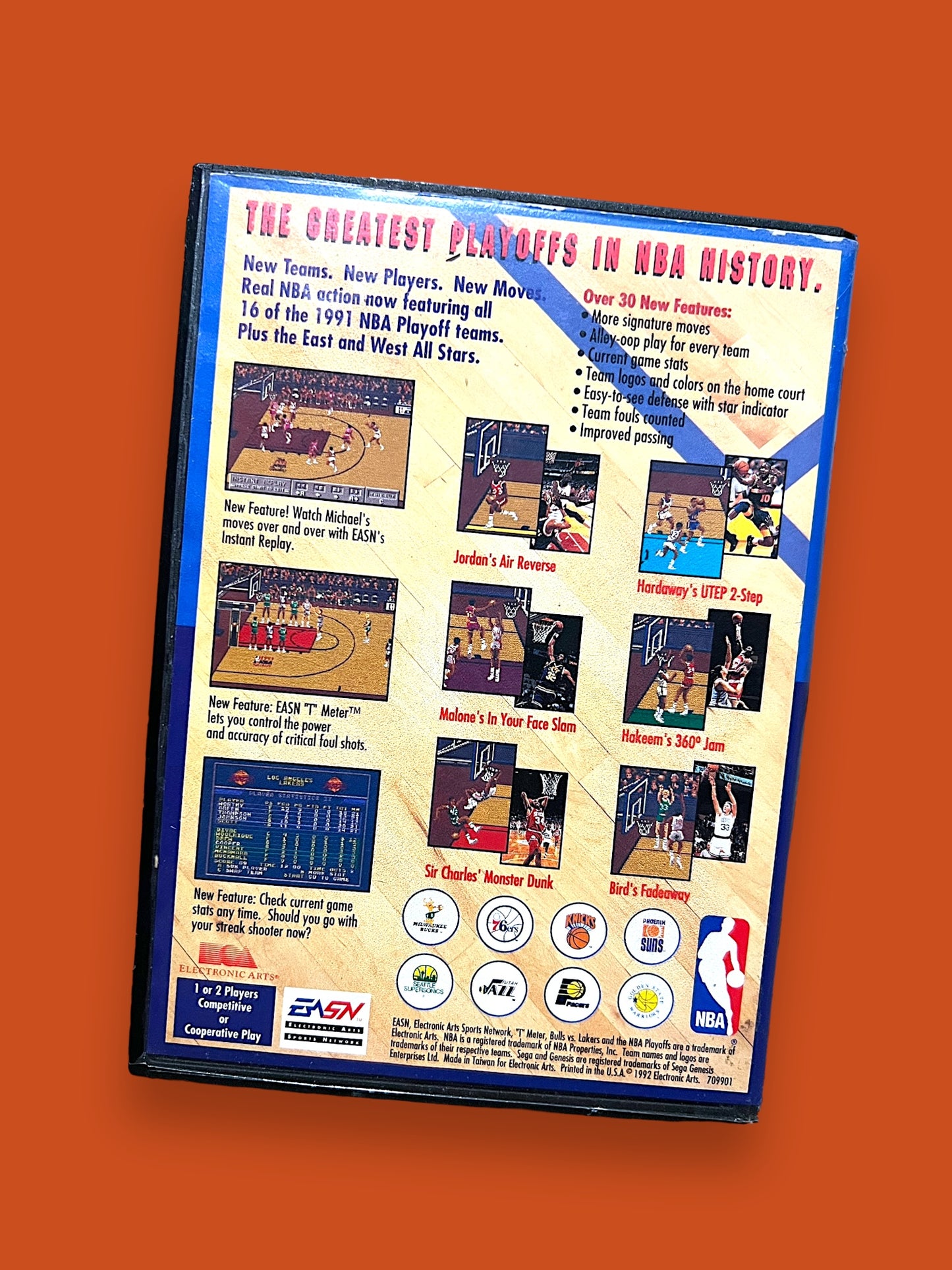 Bulls vs Lakers and the NBA Playoffs (Sega Genesis, 1992)