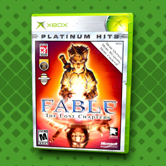 Fable : The Lost Chapters [Platinum Hits] (Microsoft Xbox, 2004)