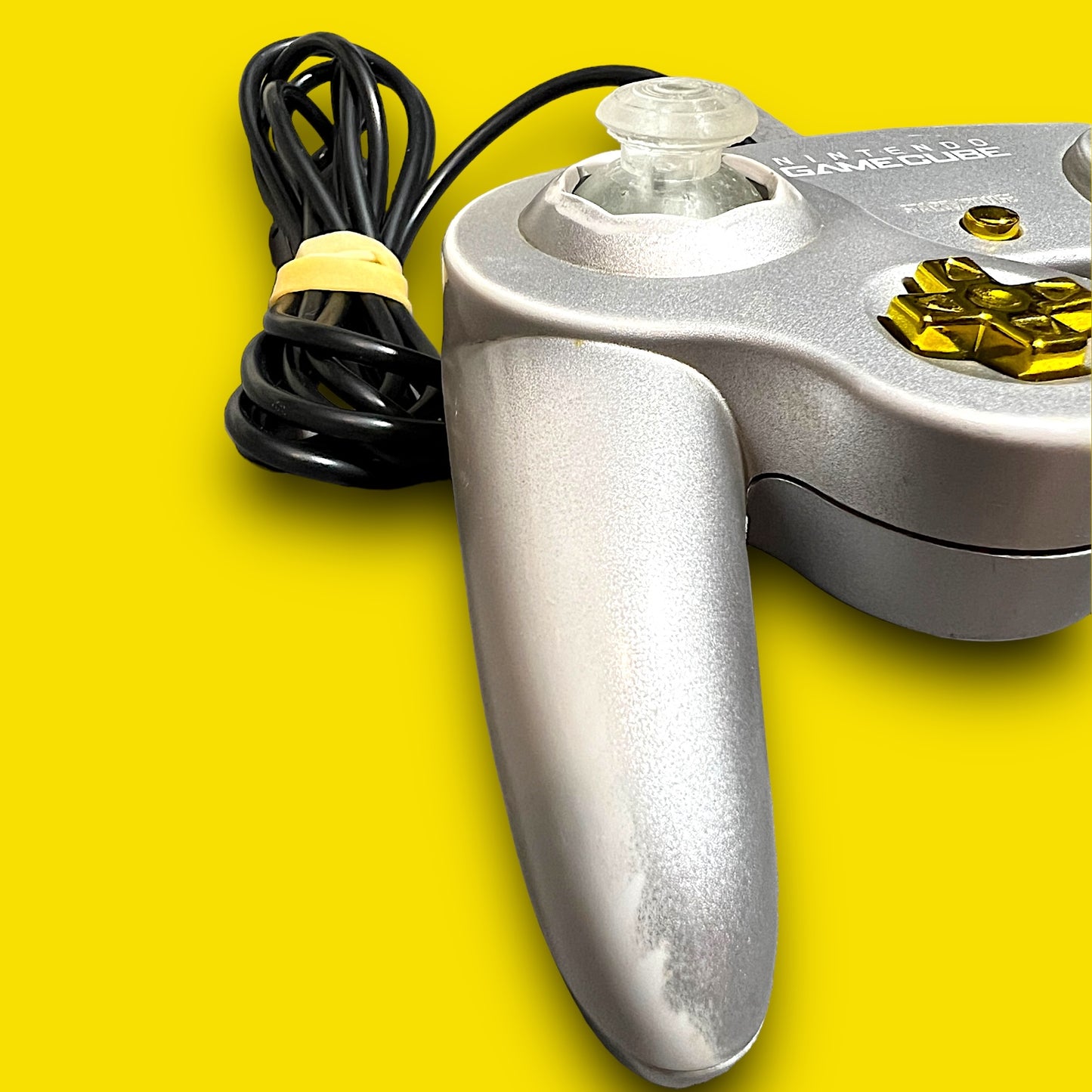 Rebuilt Nintendo GameCube Controller (Silver, 3rd Party Board)
