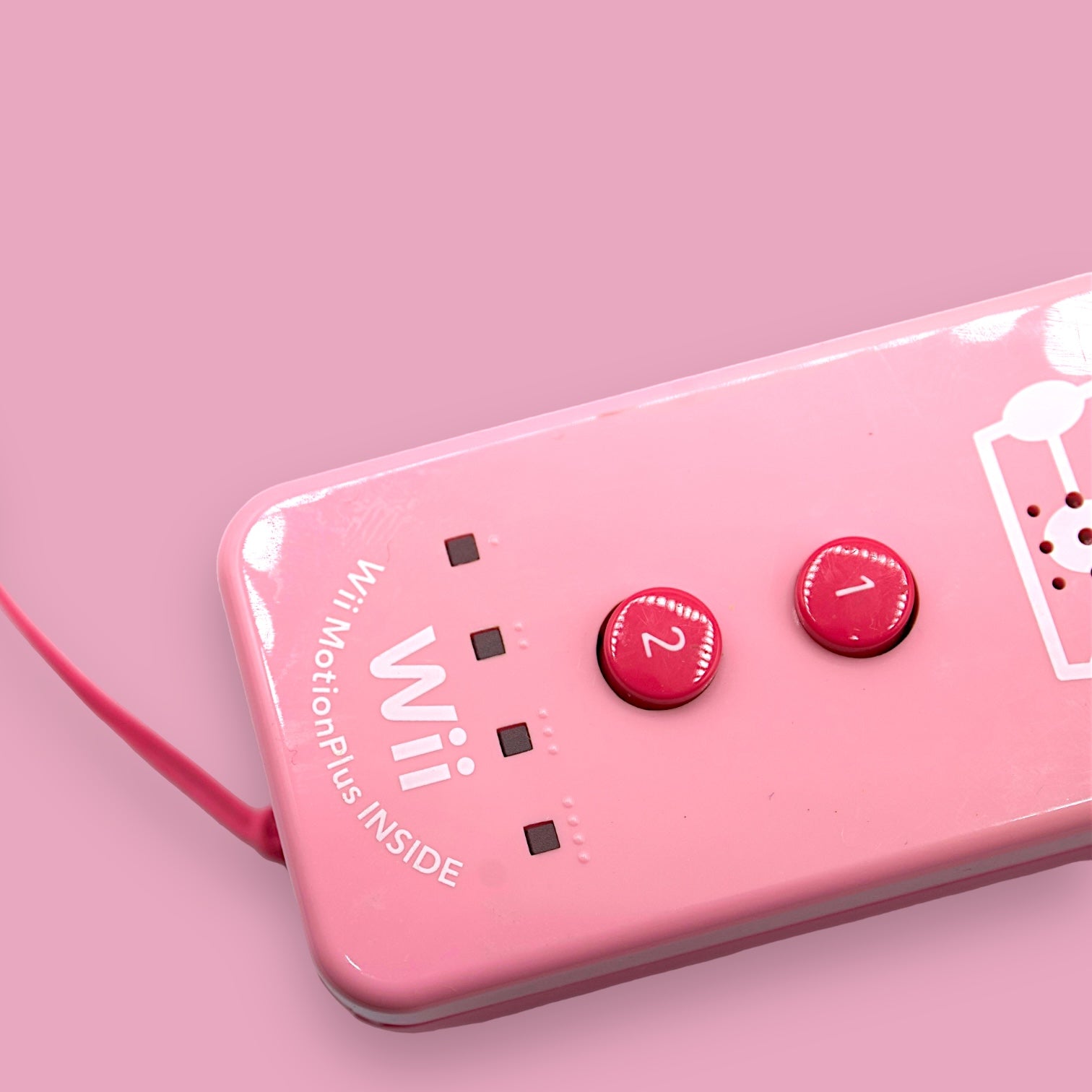 Limited Edition Peach Wii 2024 Remote