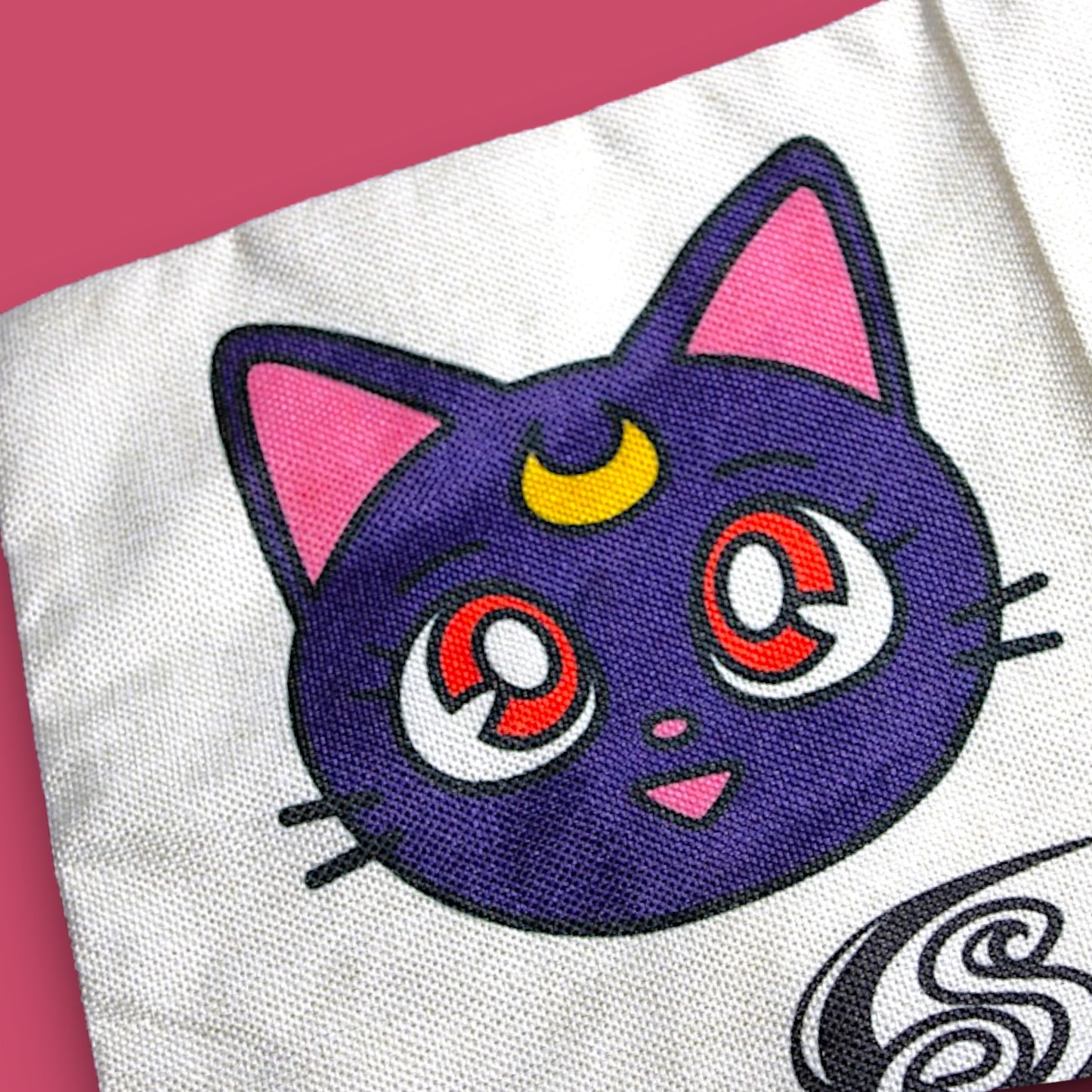 Sailor Moon Luna and Artemis Pillow Case