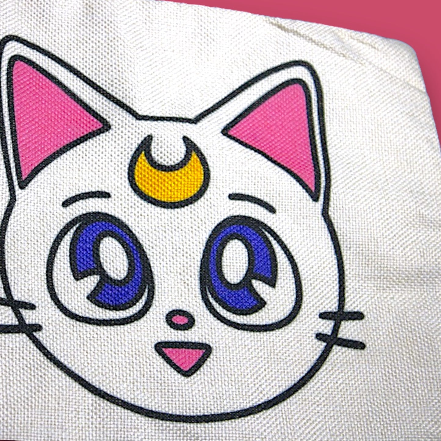 Sailor Moon Luna and Artemis Pillow Case