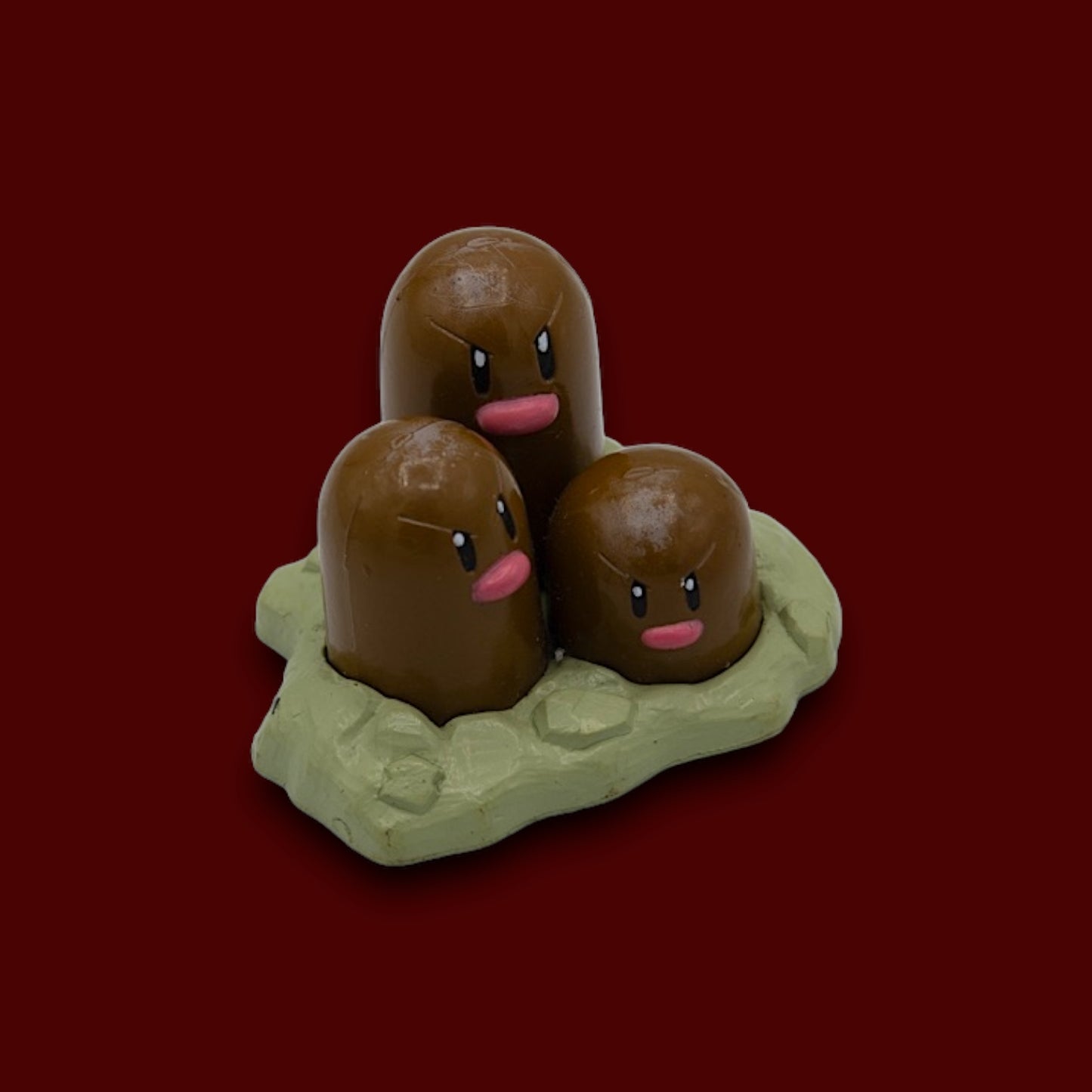 Pokemon Dugtrio Figurine (Tomy, 1999)