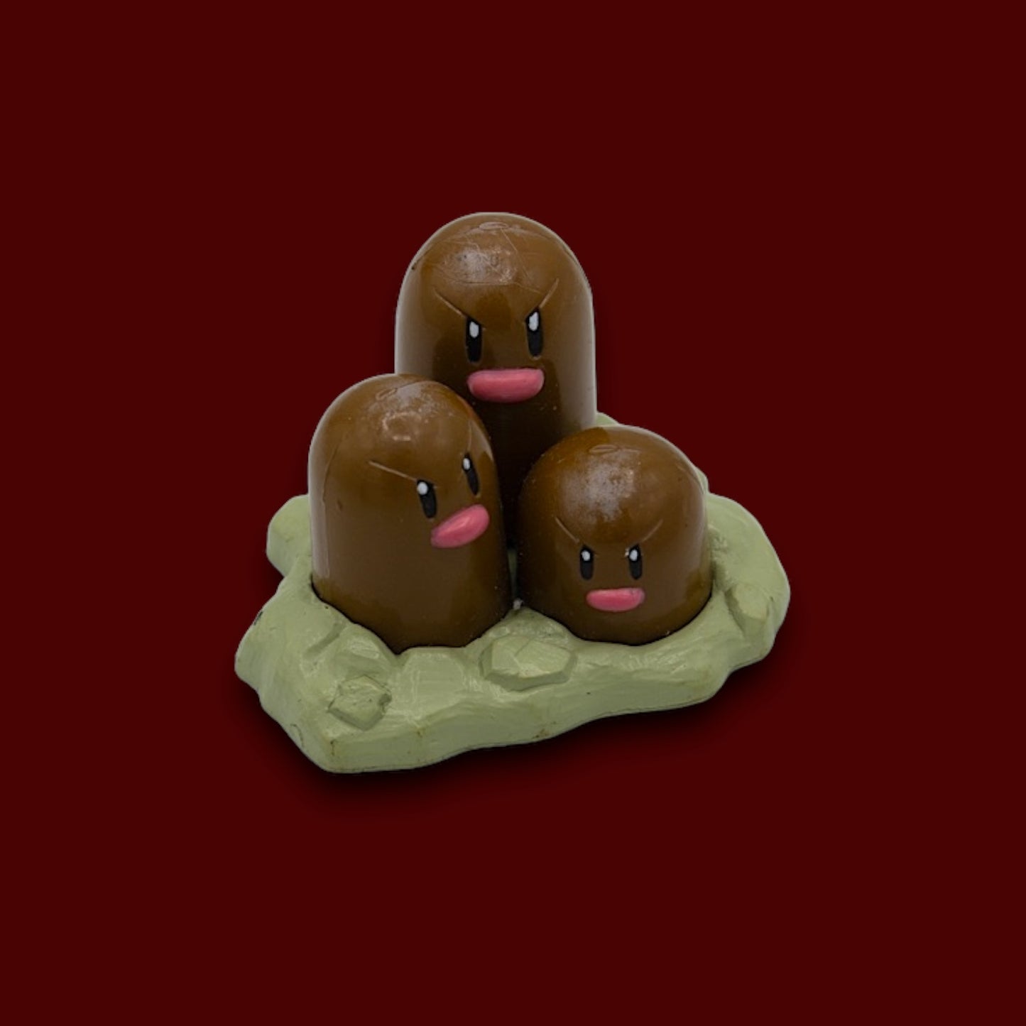 Pokemon Dugtrio Figurine (Tomy, 1999)