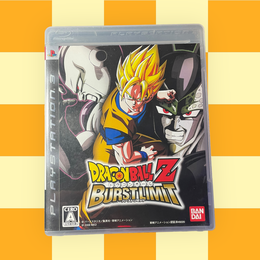 Dragon Ball Z: Burst Limit (NTSC-J, Sony PlayStation 3, 2008)