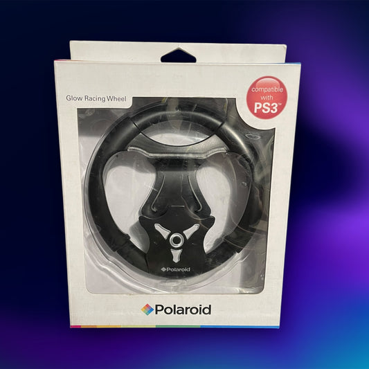 Polaroid Glow Racing Wheel for Dualshock 3/Six Axis Controller (PlayStation 3)