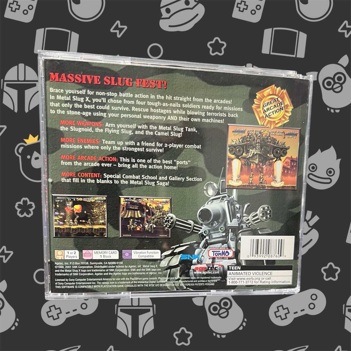 Metal Slug X (Sony PlayStation, 1999)