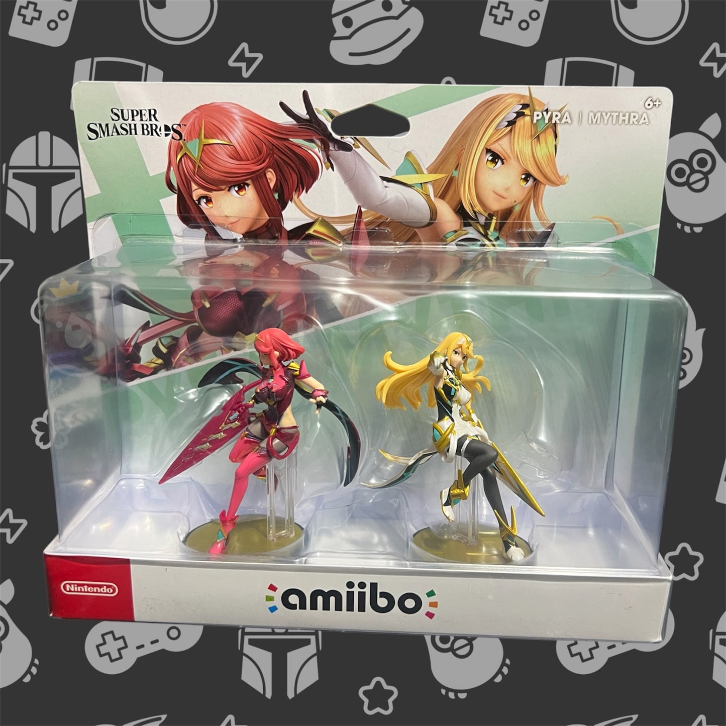 Super Smash Bros. Series Pyra and Mythra amiibo 2-Pack (Nintendo, 2023)