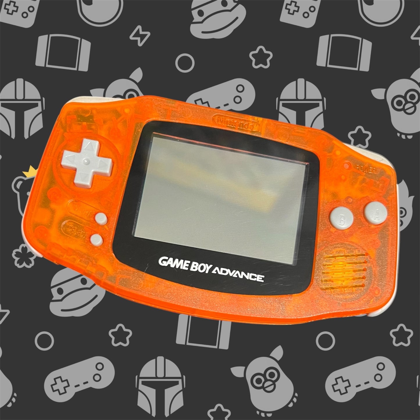 Game Boy Advance - Custom Clear Orange Shell (Nintendo, 2001)