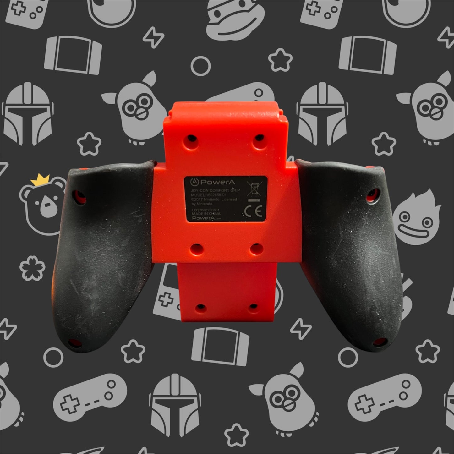 PowerA Joy-Con Comfort Grip - Super Mario Odyssey - Nintendo Switch (Nintendo, 2018)