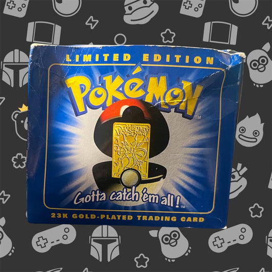 Pokemon 23K Gold-Plated Mewtwo Trading Card - Limited Edition (Burger King, 1999)