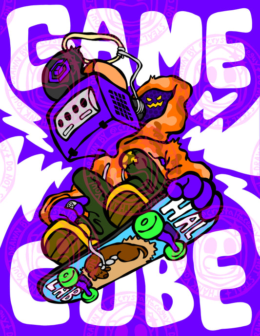 "Cubed Pro Skater" By CrystalFace