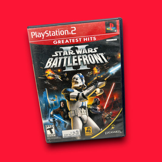 Star Wars Battlefront II [Greatest Hits] (Sony PlayStation 2, 2005)