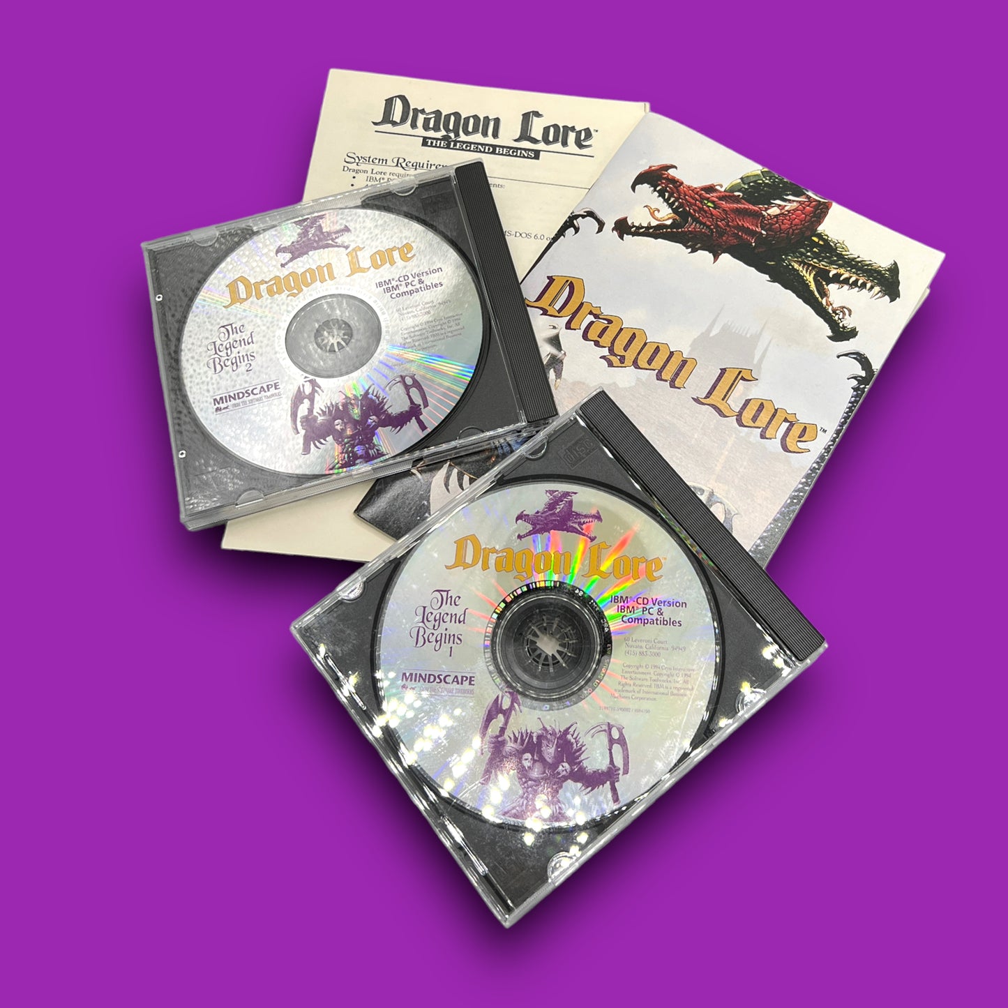 Dragon Lore: The Legend Begins (PC, IBM CD-ROM, 1994)