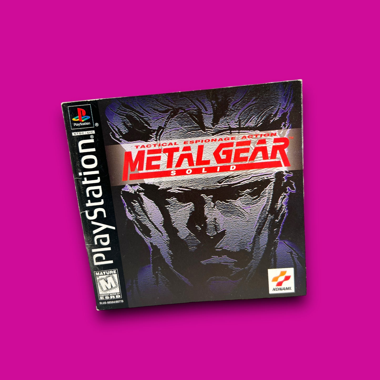 Metal Gear Solid Manual (Sony PlayStation, 1998)