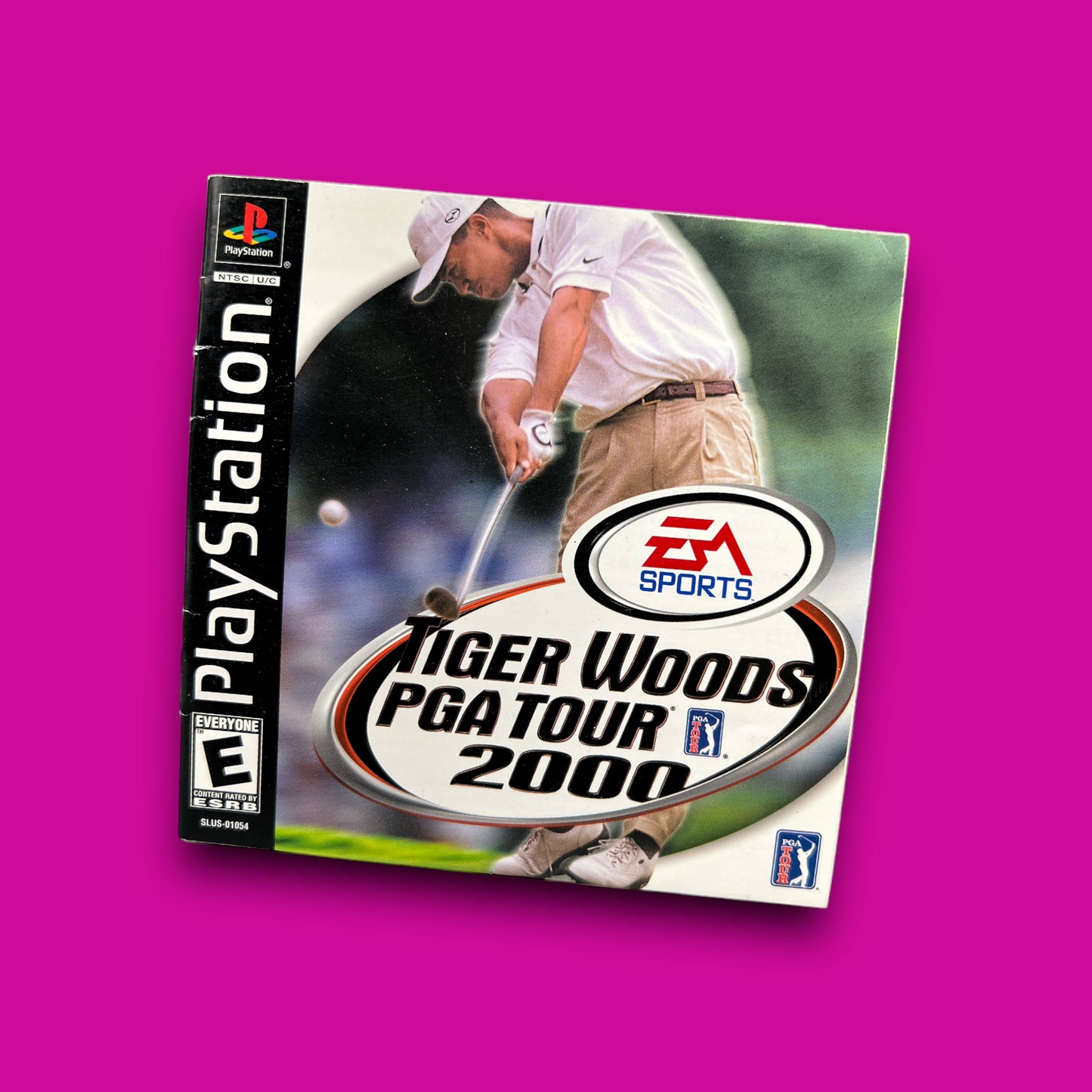 Tiger Woods PGA Tour 2000 Manual (Sony PlayStation, 1999)
