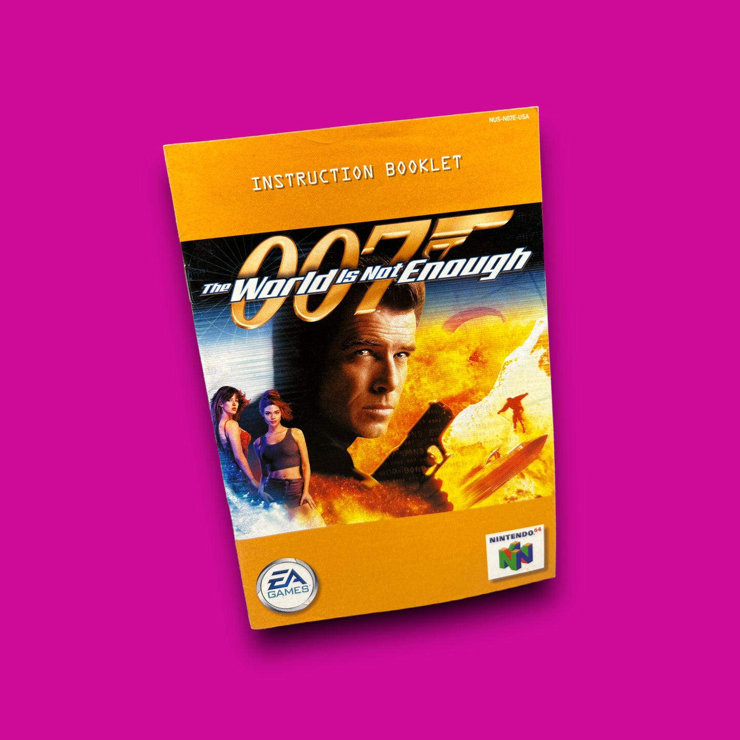 007: The World Is Not Enough Manual (Nintendo 64, 2000)