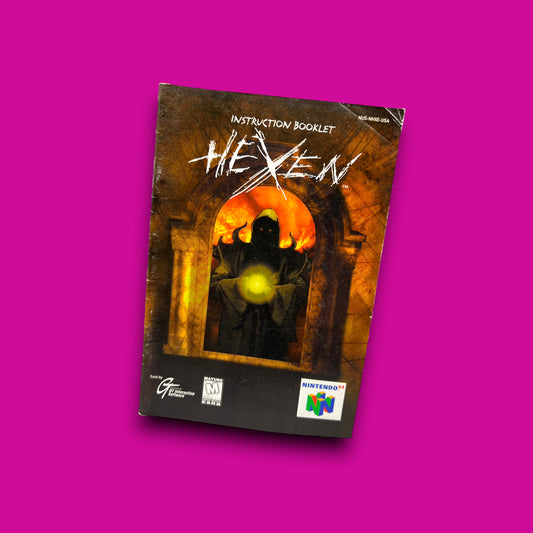 Hexen Manual (Nintendo 64, 1997)