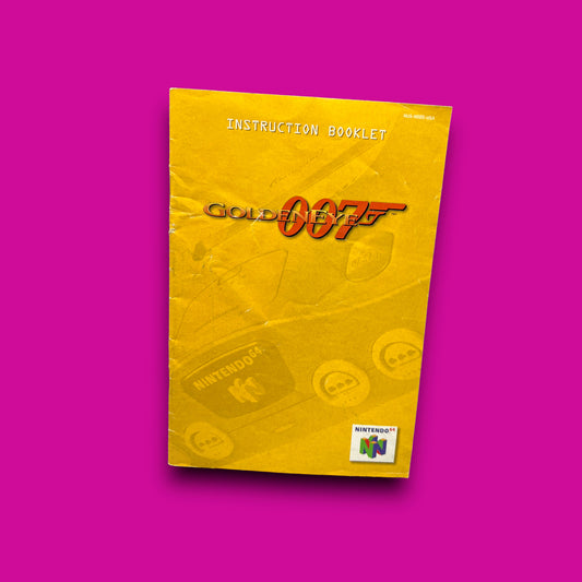 GoldenEye 007 Manual (Nintendo 64, 1997)