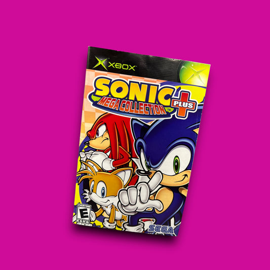 Sonic Mega Collection Plus Manual (Microsoft Xbox, 2004)