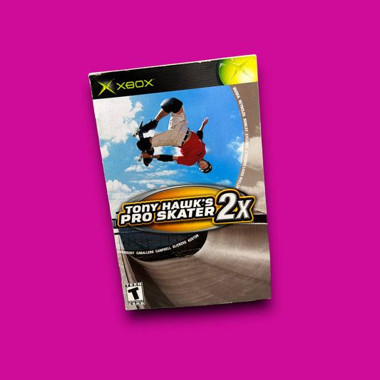 Tony Hawk's Pro Skater 2X Manual (Microsoft Xbox, 2001)