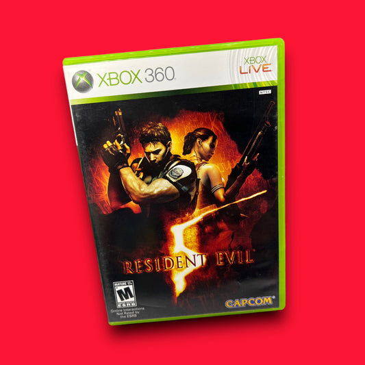 Resident Evil 5 (Microsoft Xbox 360, 2009)