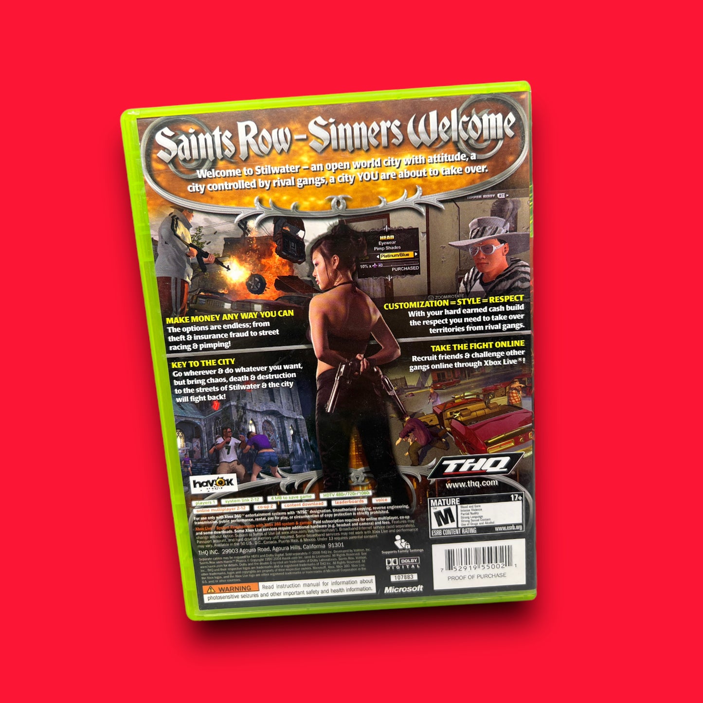 Saints Row (Microsoft Xbox 360, 2006)
