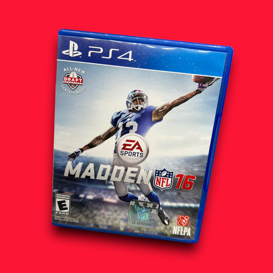 Madden NFL 16 (Playstation 4, 2015)