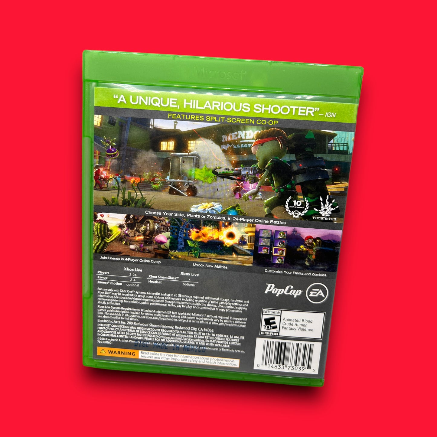 Plants vs. Zombies: Garden Warfare (Microsoft Xbox One, 2014)