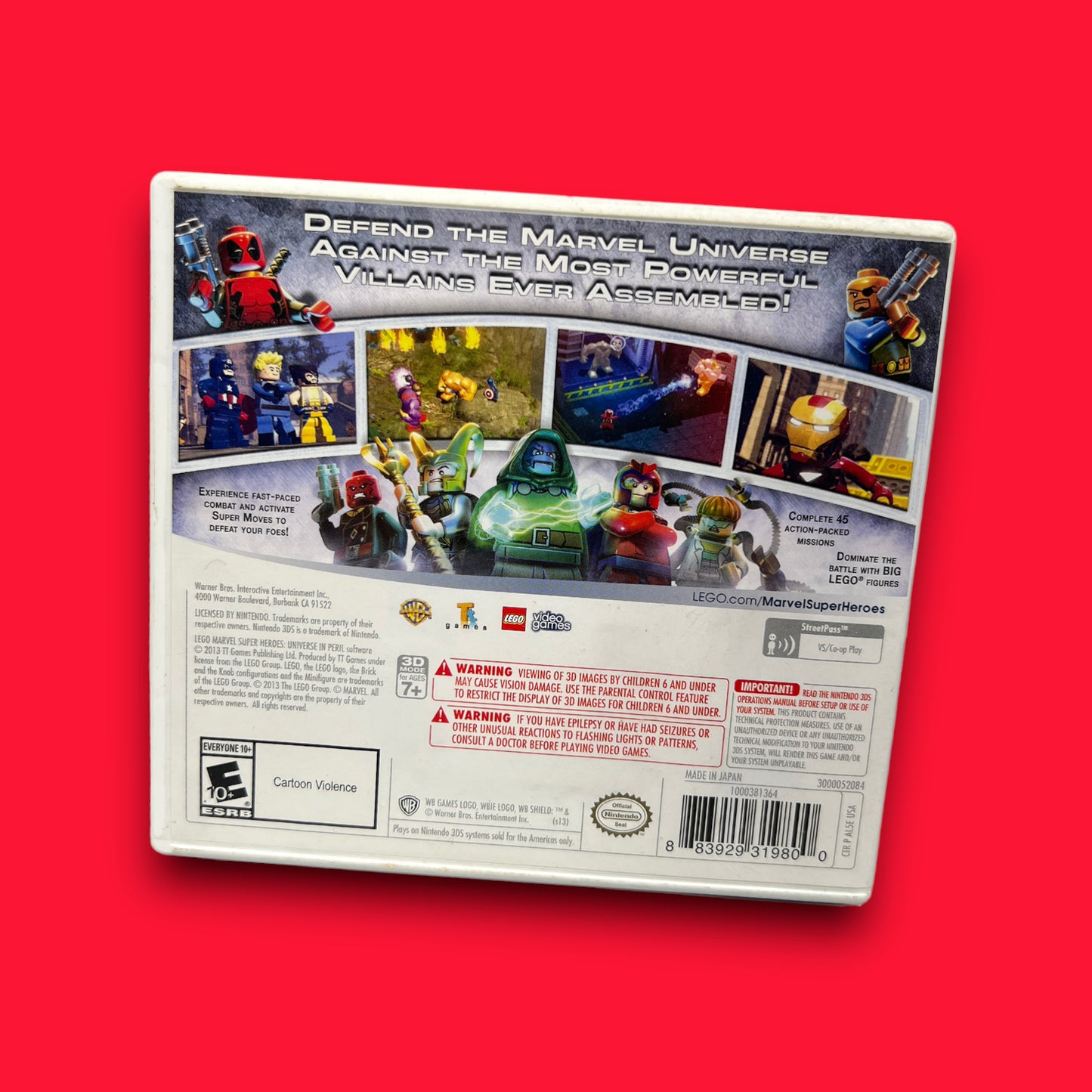 LEGO Marvel Super Heroes: Universe in Peril (Nintendo 3DS, 2013)