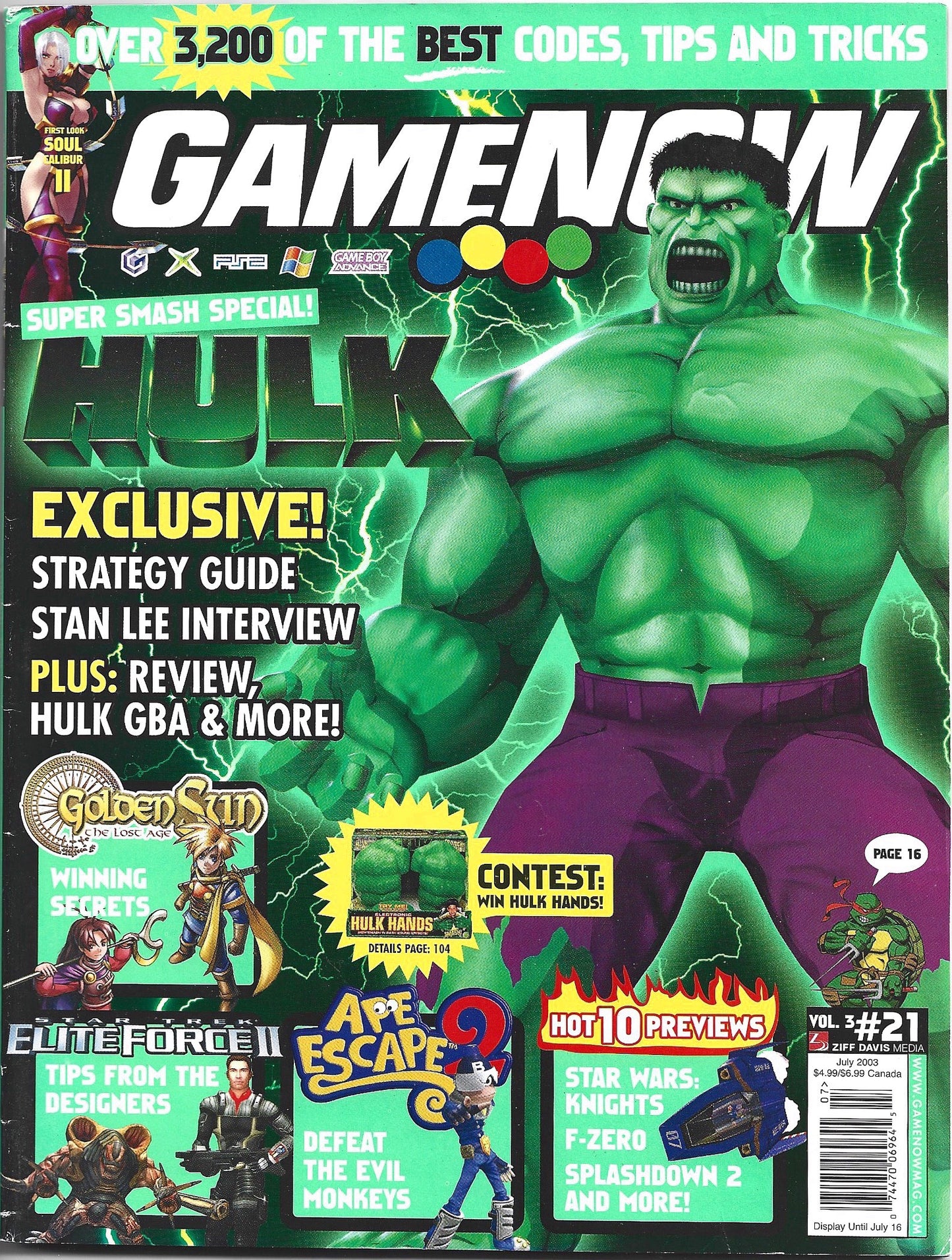 GameNOW Volume 3 #21 (July 2003)