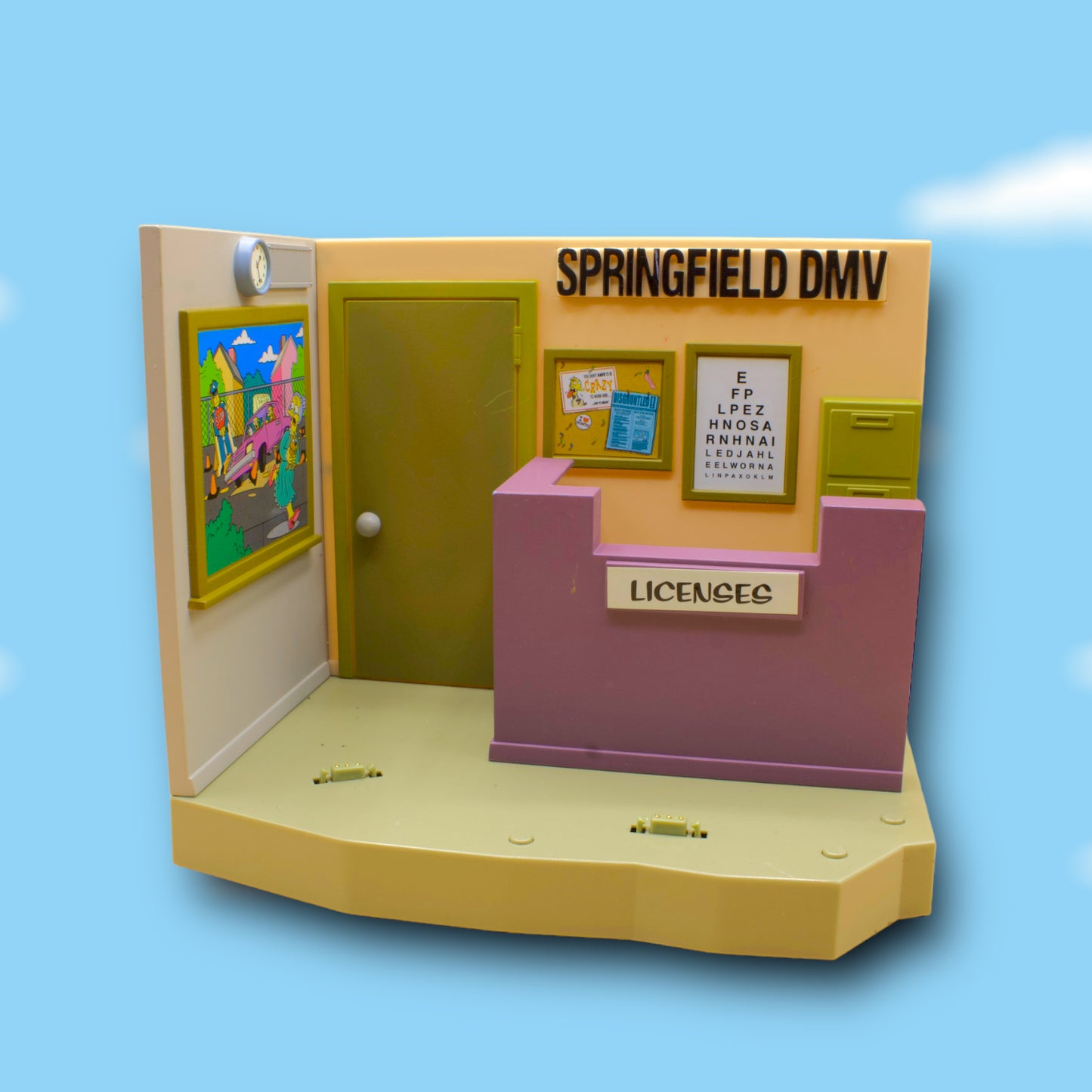 The World of Springfield Series 8 Playset - Springfield DMV (Playmates, 2002)