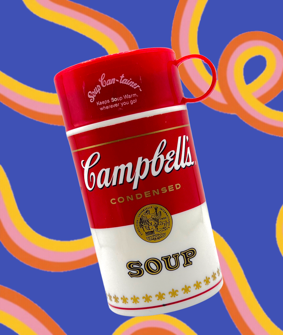 Vintage Campbell's Soup Thermos Soup-Can-Tainer Red/White (Campbell Soup Company, 1998)