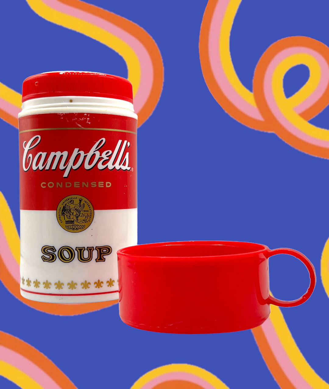 Vintage Campbell's Soup Thermos Soup-Can-Tainer Red/White (Campbell Soup Company, 1998)