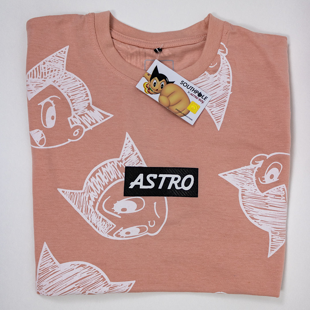 Southpole X Astro Boy T-Shirt - Medium, Pink (SouthPole, Tezuka Productions)