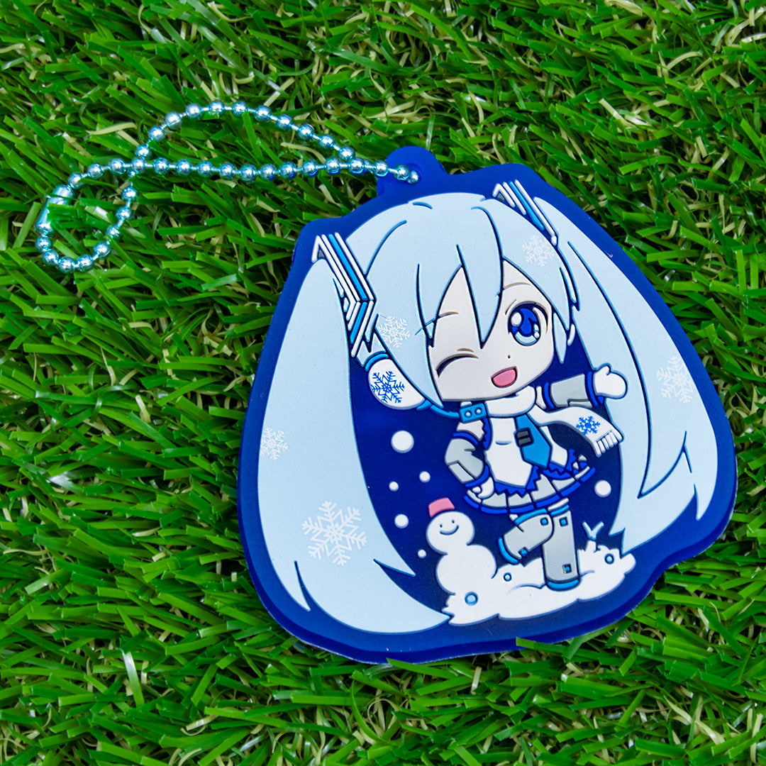 Hatsune Miku Rubber Keychains